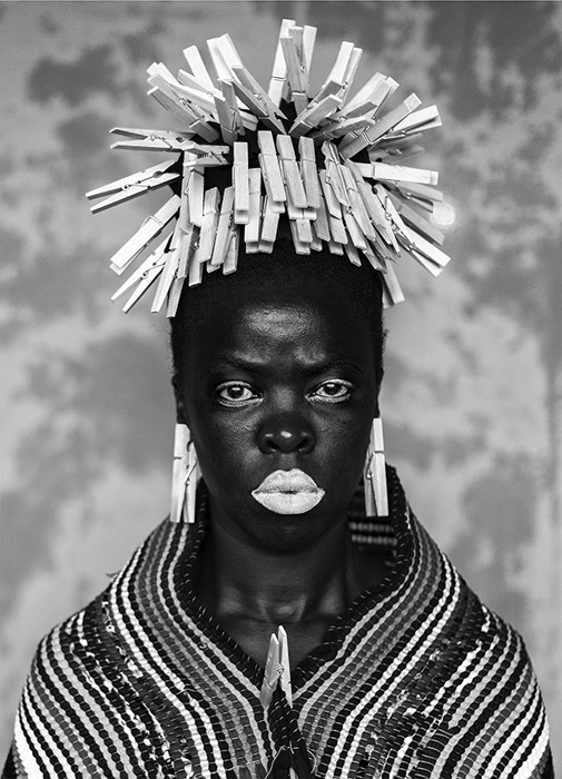 Zanele Muholi, self-portrait Zanele Muholi, self-portrait